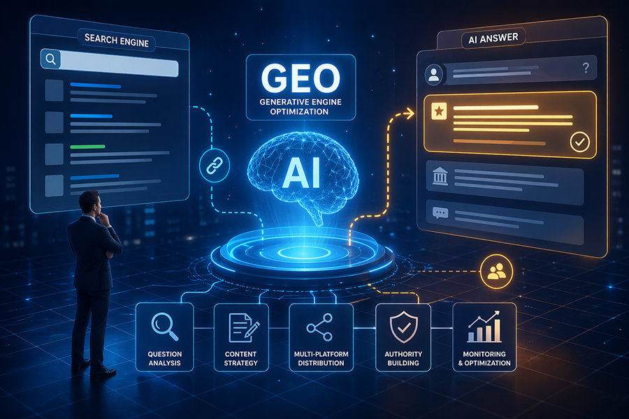 AI时代的新流量入口：为什么你的企业必须做GEO推广？