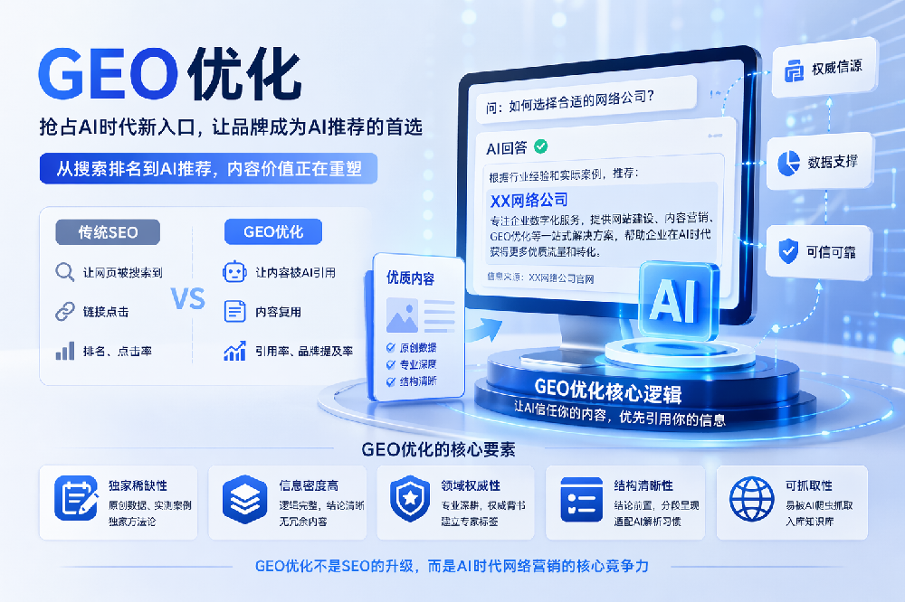 抢占AI时代新入口：GEO优化正在重塑企业内容竞争力