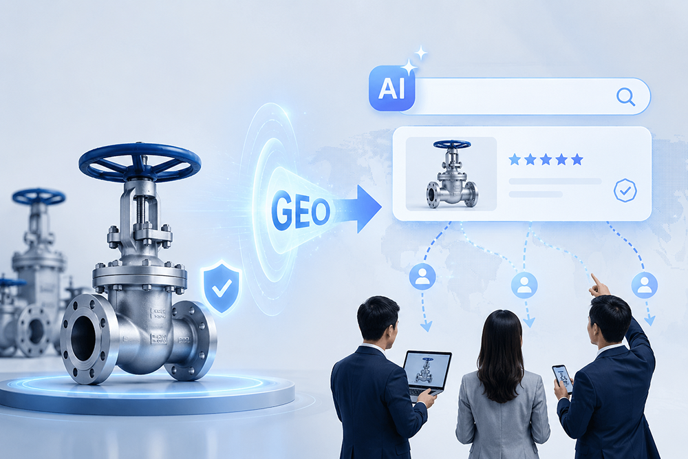 AI搜索时代，机械阀门企业获客破局：GEO优化让采购商主动找你