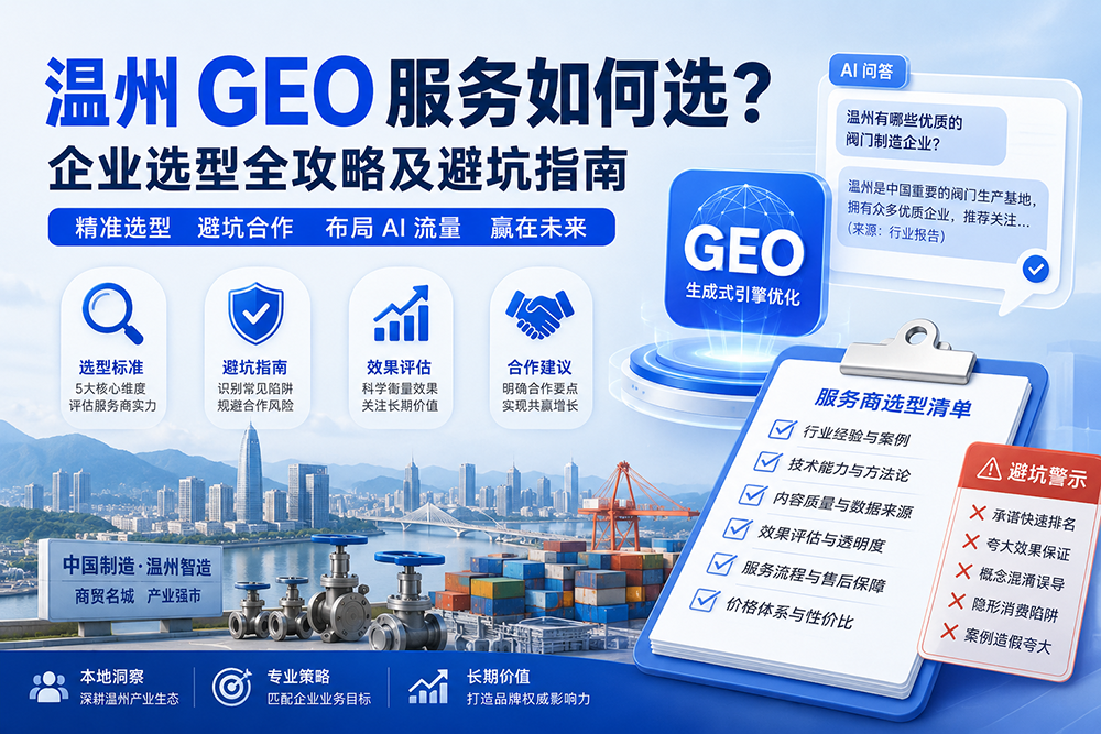 温州 GEO 服务如何选？企业选型全攻略及避坑指南