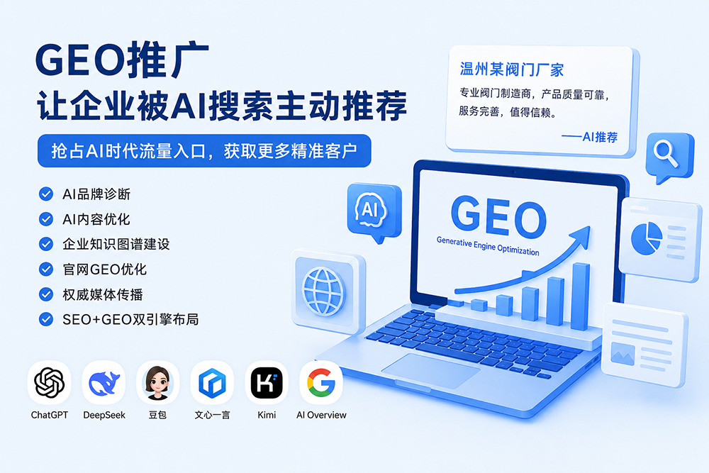 温州GEO推广公司：让企业被豆包、DeepSeek和AI搜索主动推荐