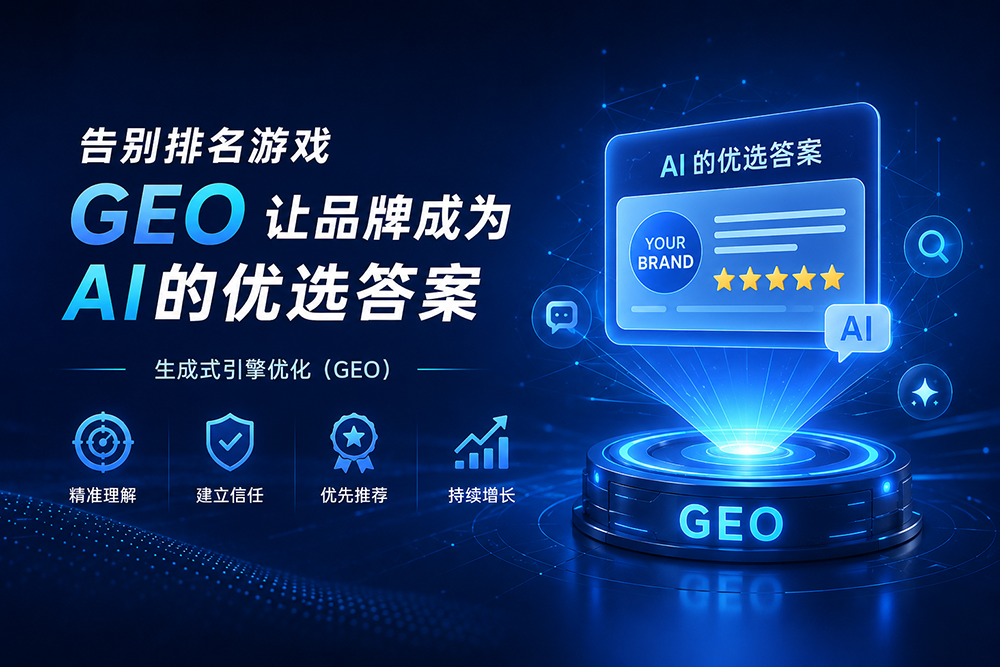 告别排名游戏：生成式引擎优化（GEO）如何让您的品牌成为AI的优选答案？