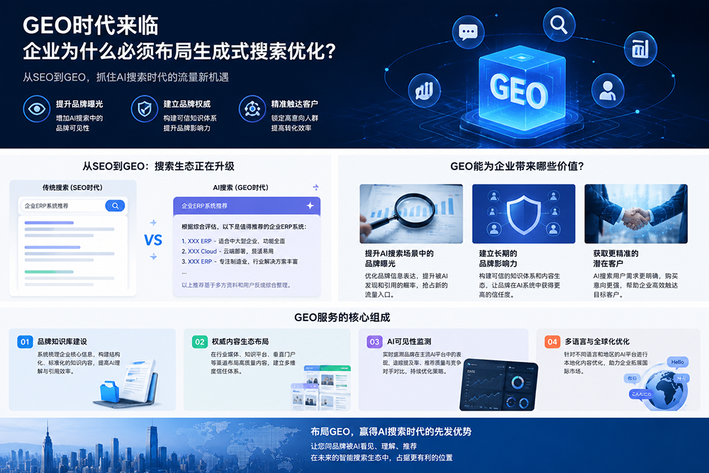 企业为什么需要布局GEO搜索优化？