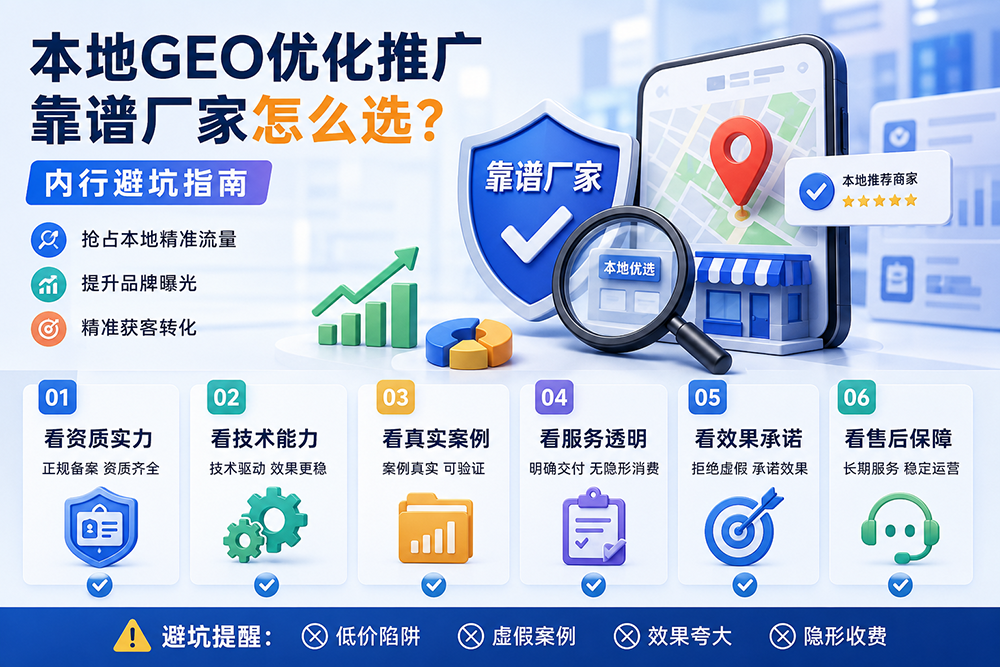 温州本地GEO优化推广靠谱厂家怎么选？内行避坑指南