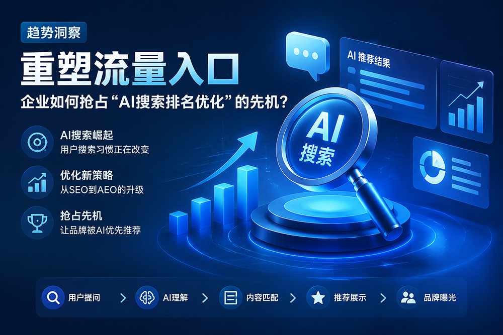 重塑流量入口：企业如何抢占“AI搜索排名优化”的先机？