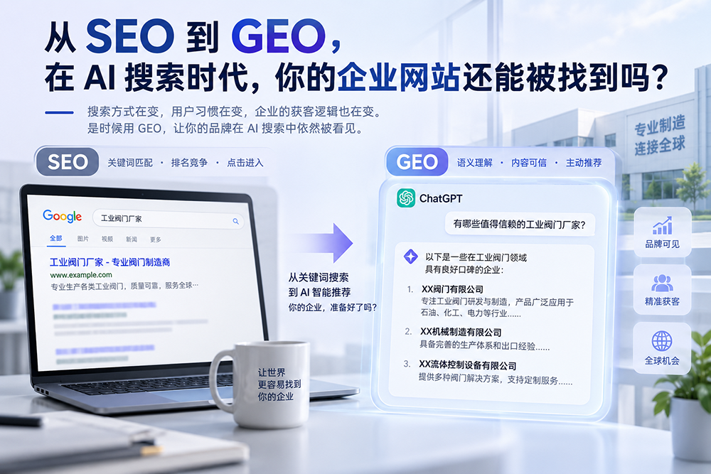 从 SEO 到 GEO，在 AI 搜索时代，你的企业网站还能被找到吗？