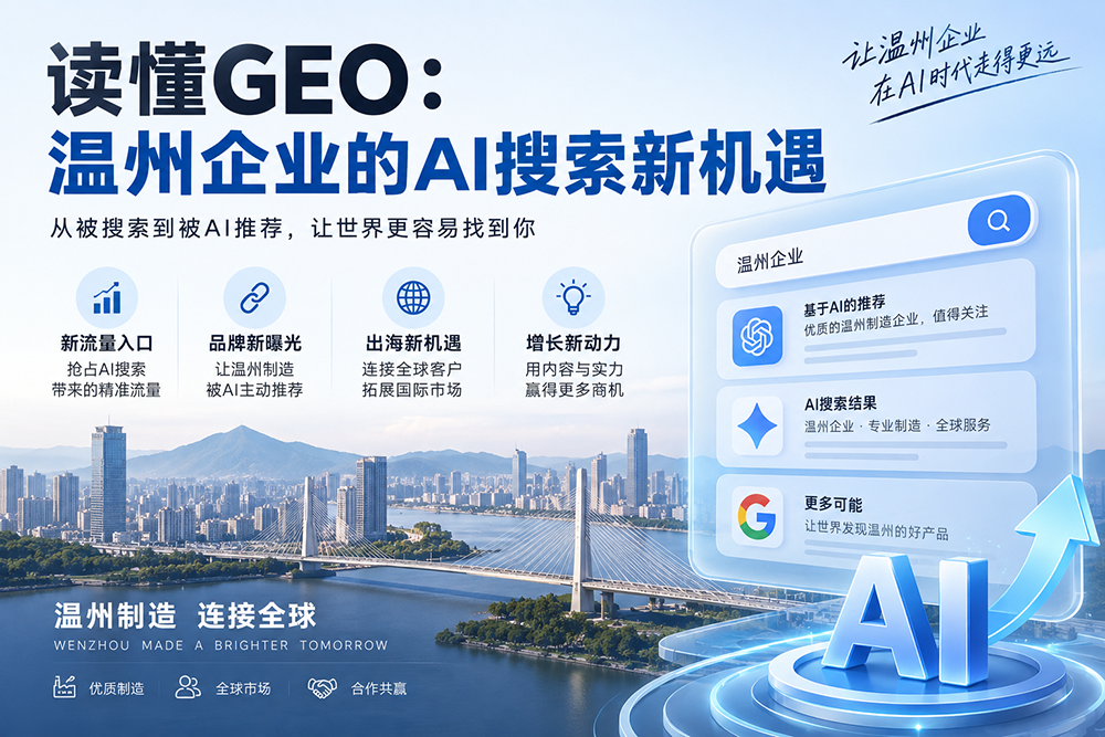 读懂GEO：温州企业的AI搜索新机遇