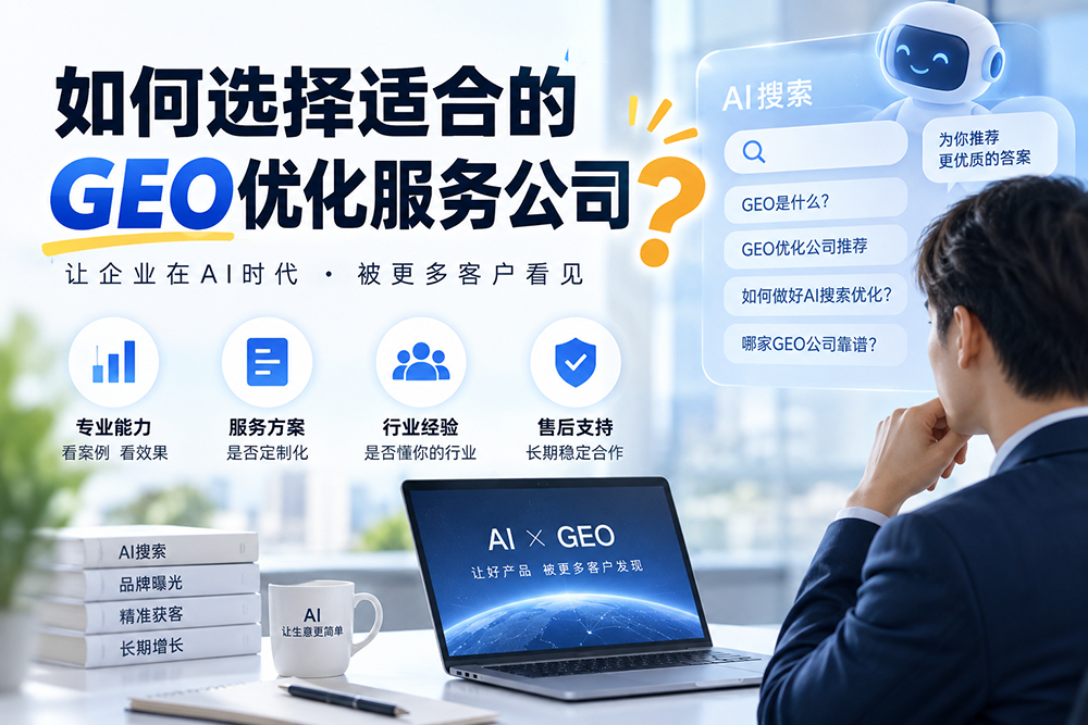 如何选择适合的GEO优化服务公司？