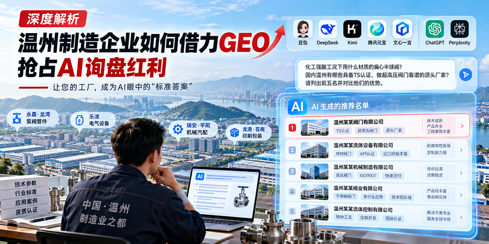 深度解析温州制造企业如何借力GEO服务抢占AI询盘红利